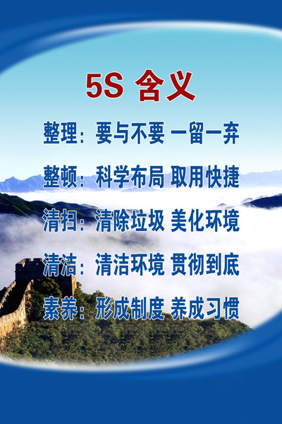 5s管理用法