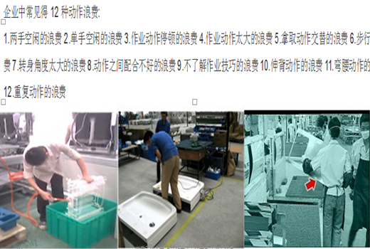 精益生产中等待和动作的浪费